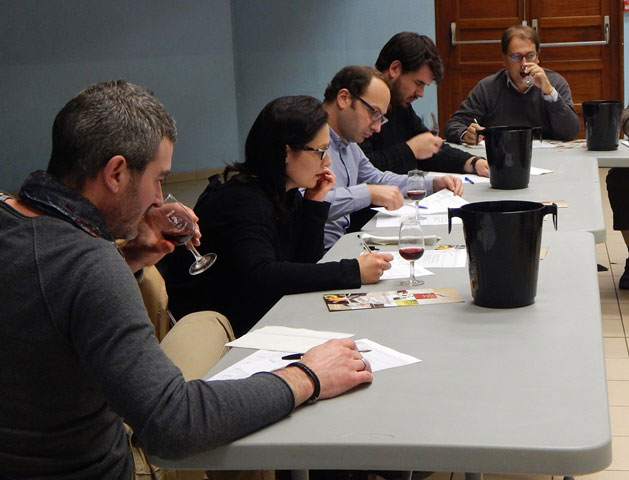 photo formation dégustateurs au Concours des Vin de Mâcon